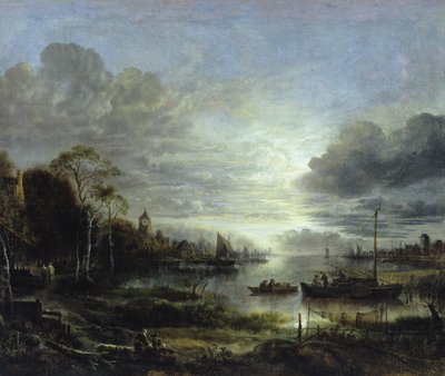 Paysage au clair de lune - Aert van der Neer